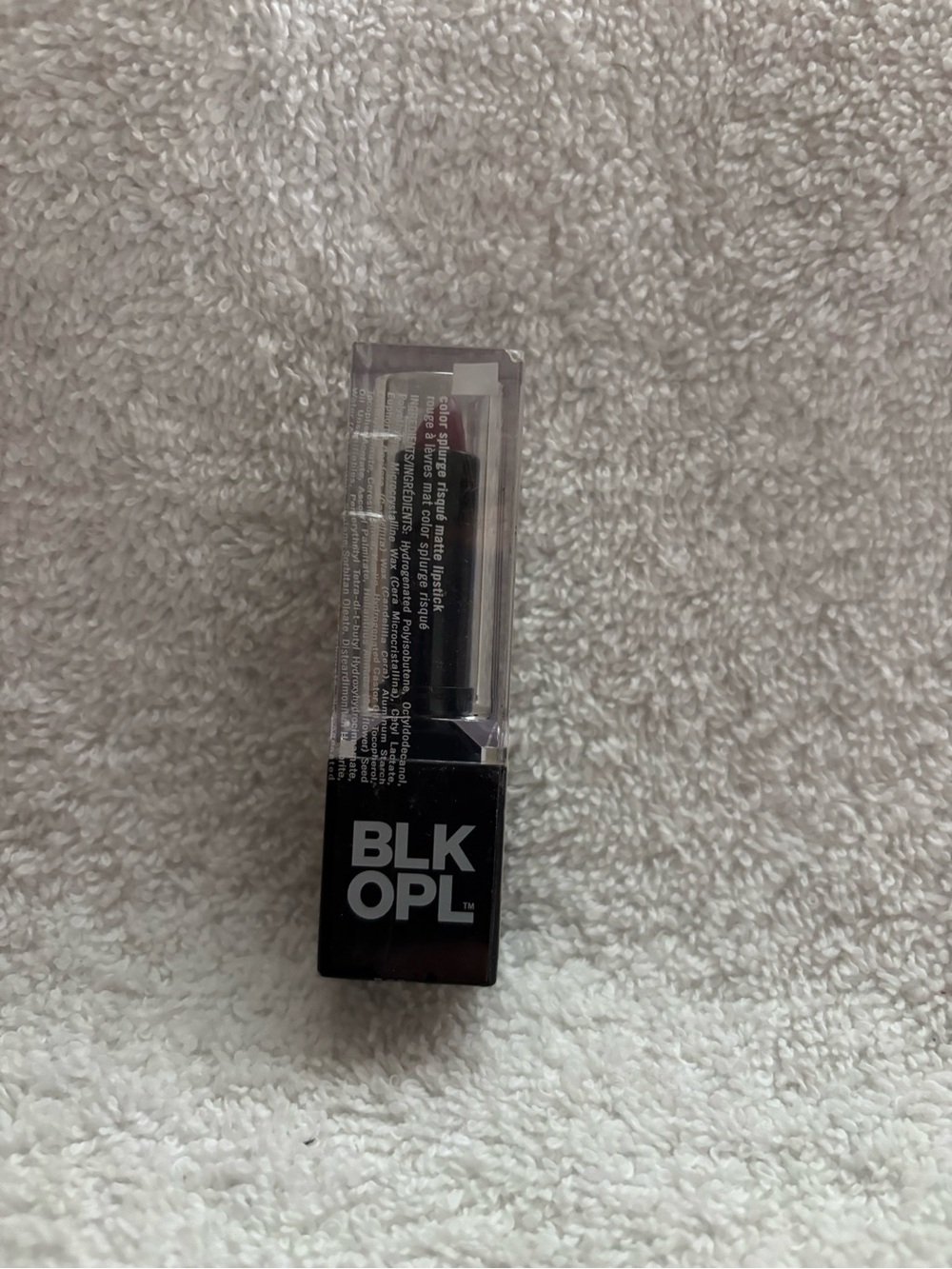 New BLK/OPL Color splurge lipstick shade  140 mischief